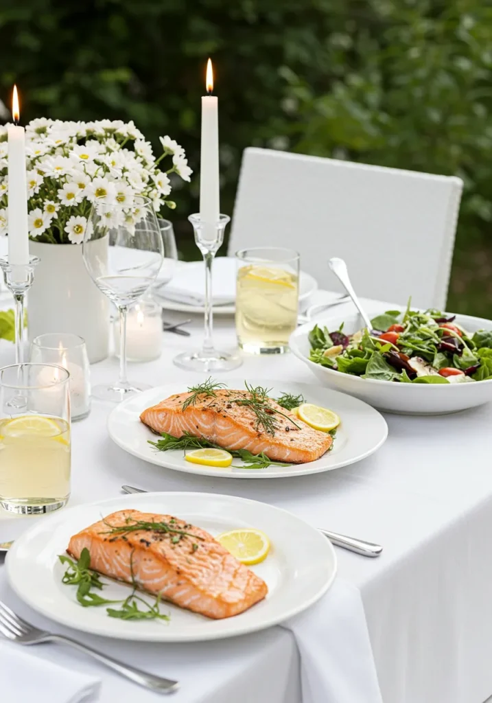 Elegant White-Themed Dinner