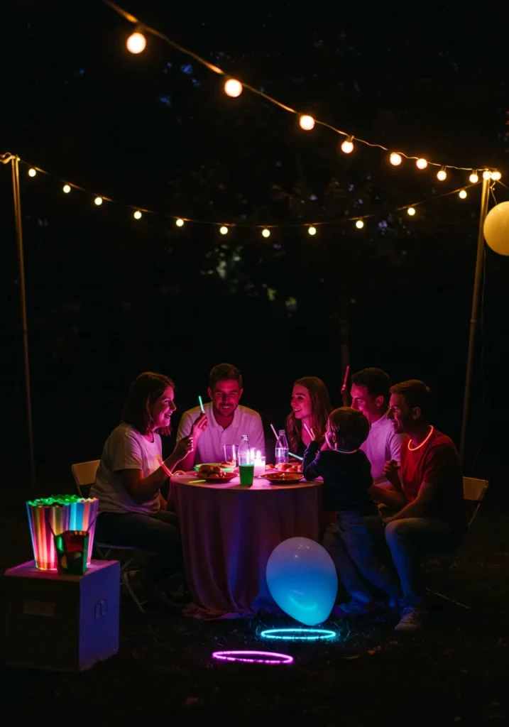 Glow-in-the-Dark Evening Party