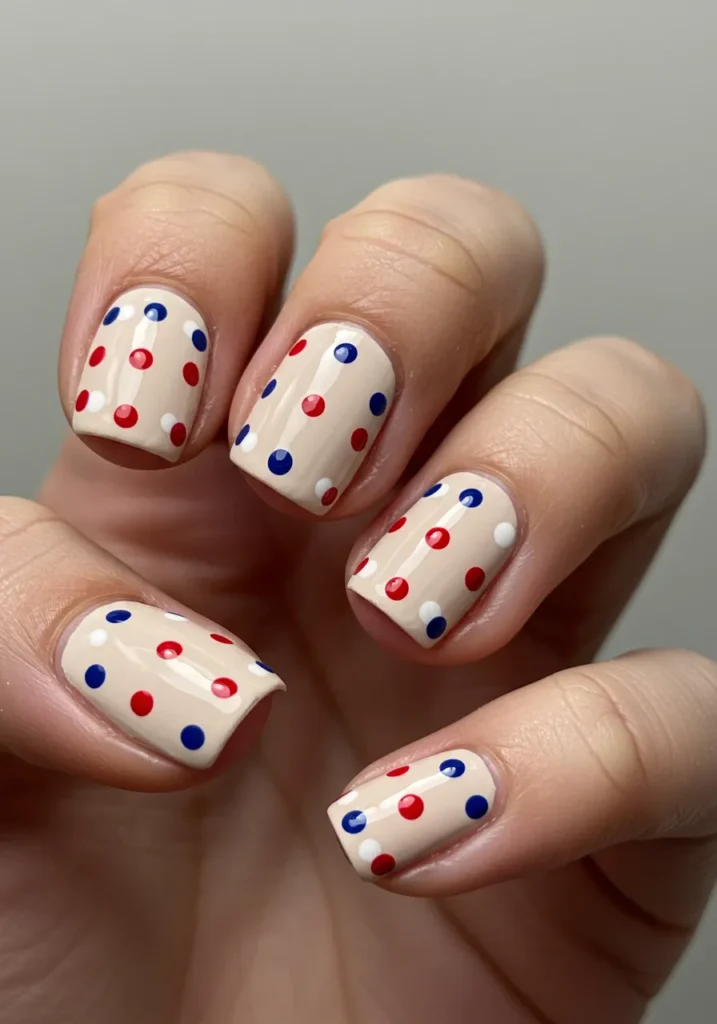 Minimalist Patriotic Dots